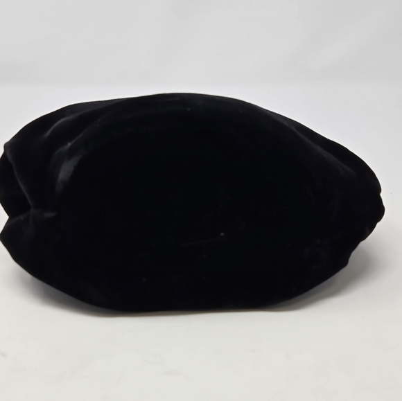 VINTAGE HANDBAGS BY G.D.K. BLACK VELVET TOP HANDLE MINI BAG PURSE WOMEN ELEGANT - Picture 5 of 12